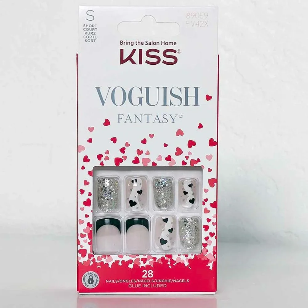 KISS Voguish Fantasy Nails Short Length - Love Is Blind